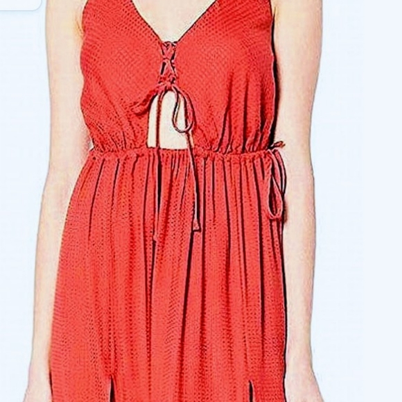 O'Neill Cory Open Back Cover-Up Midi Dress / SIZE S - Picture 7 of 8